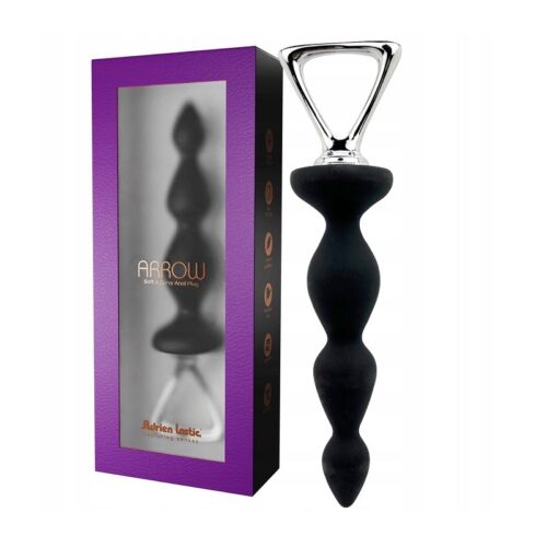 Czarna sonda analna z uchwytem Arrow II Black