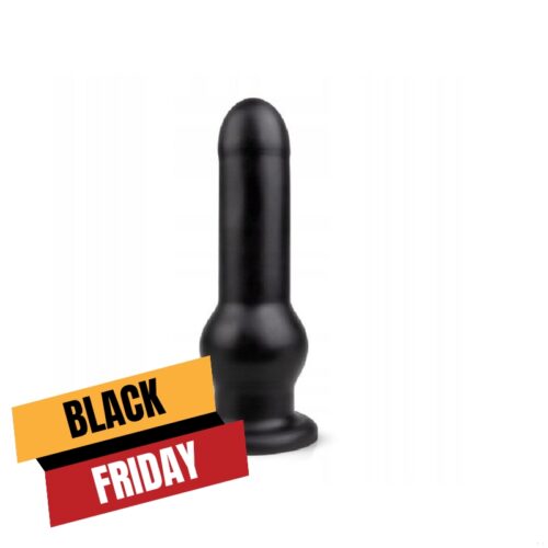 Czarne olbrzymie dildo dla zaawansowanych Tactical I